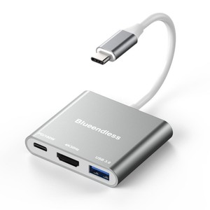 Blueind סוג מתאם c hdtv ל pd usb hdtv 4k hdtv-מתאם ממיר רכזת מחשב נייד תחנת עגינה עבור מק-בוק מחשב נייד - Product Image 1
