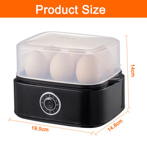 241084 400W 6 계란 버저가있는 전기 계란 보일러 - Product Image 3