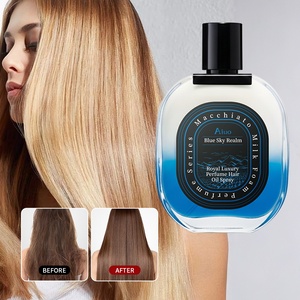 Spray capillaire végétalien à l'huile d'argan en gros – Répare les <span class=keywords><strong>cheveux</strong></span> crépus, secs et abîmés, nourrit et revitalise avec kératine naturelle – Brume d'huile essentielle pour soins capillaires - Product Image 2