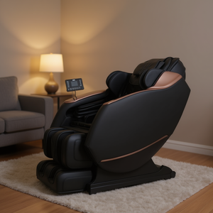 Sillón de Masaje Shiatsu de Gravedad Cero, Reclinable con Riel SL para Todo el Cuerpo, Airbag, Calor, Pantalla Táctil LCD, Control Remoto por Voz - Product Image 2