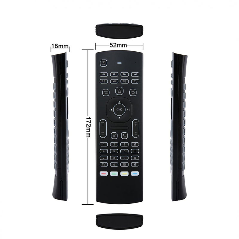 MX3 Android エアマウス/キーボード リモコンセット TV BOX バック MX3 Android エアマウス/キーボード リモコンセット TV BOX バック