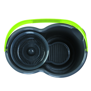 Hộ gia đình ướt và khô chân đạp quay lau bộ với xô nhựa và sợi nhỏ refill cho sàn làm sạch - Product Image 5