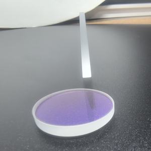 Custom Made Optical Glass ou Quartz Wedge <span class=keywords><strong>Prism</strong></span> Tamanhos Diferentes e Forma Redonda - Product Image 1