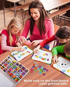 โฟมอีวีเอที่มีสีสันแบบ<span class=keywords><strong>เกาหลี</strong></span>ตัวอักษรแม่เหล็กตัวอักษรตัวเลขการศึกษา ABC ของขวัญการสะกดเกมอาหรับของเล่นการสอนการศึกษาของเด็ก - Product Image 3