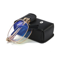 Lunettes de lecture pliables avec étui portable, ajustement standard, pour hommes et femmes
