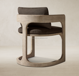 Fauteuil <span class=keywords><strong>en</strong></span> teck patiné Cassale, design moderne et élégant, pour patio et jardin, inspiré des Sassanides - Product Image 3