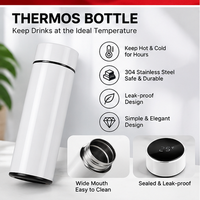 Coffret Cadeau d'Entreprise de Luxe avec Tasse Isotherme à Affichage de Température et Masseur Cervical – Idéal pour Activités Promotionnelles, Personnalisable avec Logo d'Entreprise