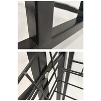 Support de présentation rotatif pour parapluies en métal noir de type sur pied, vente chaude pour les magasins de détail