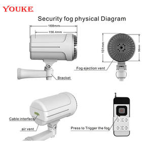 Générateur de brouillard <span class=keywords><strong>antivol</strong></span> 12V avec télécommande via l'application Tuya Smart, détecteur de mouvement, détecteur de fumée, <span class=keywords><strong>alarme</strong></span> de panique, sécurité pour 150 mètres cubes - Product Image 4