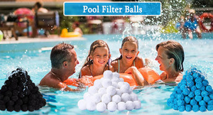 Bolas de Filtro Blancas Lvyuan de 700g para Piscinas, Limpian el Agua con Alta Eficiencia de Filtración - Product Image 4