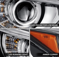Phares LED version américaine sans AFS, ensemble de phares avant de remplacement pour Infiniti Q50 2014-2022