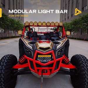 Barra Luminosa a <span class=keywords><strong>LED</strong></span> Modulare Super Luminosa ad Alta Potenza Impermeabile X3 RZR da 10/20/30/40/50 Pollici per Portapacchi da Tetto per Fuoristrada UTV Nuova Condizione - Product Image 2
