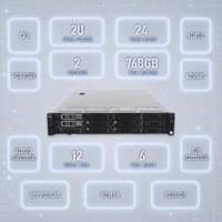 Server Bekas R730xd Refurbished R730 R720xd R720 R740xd 2U SSD NIC RAID SAS ERP Chassis Backup Finance