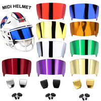 Visières de casque MIDI en acrylique miroir pour fans et collectionneurs, idéales pour l'affichage