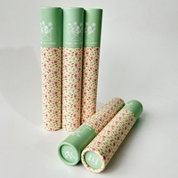 Tubes d'emballage cylindriques en papier biodégradable, recyclable, fait main, écologique, de haute qualité, personnalisables en gros pour affiches