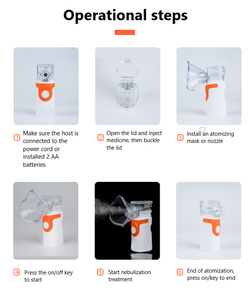 Meilleure vente nébuliseur électrique à usage domestique <span class=keywords><strong>inhalateur</strong></span> atomiseur à mailles à ultrasons en plastique fabriqué pour les soins des problèmes respiratoires vente à chaud - Product Image 4