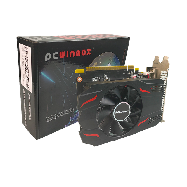 PCWINMAX Factory Direct RX 550 4GB Original Chipset Desktop Graphics Card Wholesale Price Bulk Order Fast Delivery