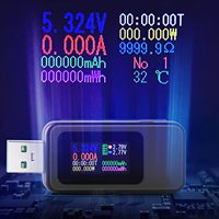 Détecteur USB Voltmètre Ampèremètre Testeur USB Testeur de courant de tension Testeur de capacité de puissance