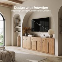 Ensemble de meubles de rangement modulaires, configurables librement, buffet moderne en bois massif, conteneur de rangement, console, salon, cuisine