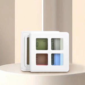 Orologio da Scrivania Elettronico Personalizzato con Calendario Perpetuo, Radio e Supporto Magnetico per Telefono in Resina, Colori Personalizzabili - Product Image 2