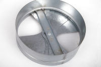 Grille de registre de climatisation en acier galvanisé secteur circulaire Amortisseur de pale de ventilateur radial HVAC de 150mm de conception industrielle