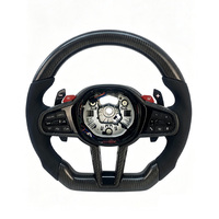 Volant en cuir mat de haute qualité avec fibre de carbone pour BMW F15 F25 F01 F20 F22 F32 F36 M3 M5 M6 G87 F30 F10