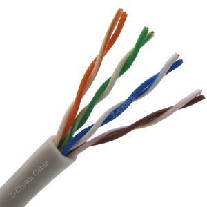 4 Paires ethernet 100m prix ftp extérieur avec messenger original cat6 utp <span class=keywords><strong>nexans</strong></span> câble réseau - Product Image 1
