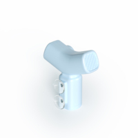 Machine à bulles et jets de bain murale portable sans fil en plastique poli avec étanchéité IP67 pour la relaxation à domicile