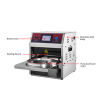 Machine de thermoscellage verticale entièrement automatique à longue durée de vie pour bouteilles en plastique, canettes et sacs de boissons, haute efficacité, en acier inoxydable 201
