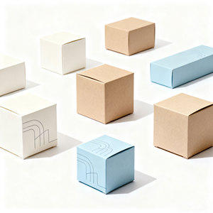 Bán buôn chấp nhận tùy chỉnh thời trang Sản phẩm bao bì hộp Chất lượng cao các tông sóng Quà Tặng sản phẩm chăm sóc da hộp giấy - Product Image 1