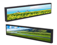 Layar LCD di Ujung Rak Toko 23.1 35 47.1 Inci Sistem Android Layar Bar dengan Dukungan Manajemen Jarak Jauh
