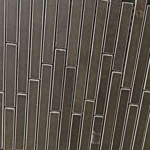 Mosaico de pared de porcelana contra salpicaduras de la mejor calidad, azulejos 3D, forma lineal de diamante Hexagonal cuadrado para azulejos de cocina - Product Image 3