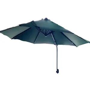 Yeni tasarım yüksek kaliteli duvar asılı açık montaj şemsiye şemsiye hiçbir baz gerekli uzay tasarrufu eğlence ürünleri