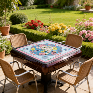 Tapis de Mahjong Américain de Qualité Supérieure avec Coussin Épais et Sac de Transport pour la Maison, les Fêtes et les Divertissements – En Stock aux États-Unis - Product Image 2