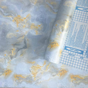 สติ๊กเกอร์ติดผนังลายดอกไม้แบบไม่ทอ กันน้ำ ลอกออกได้ ทันสมัย ป้องกันไฟฟ้าสถิต สำหรับห้องครัว ยี่ห้อจินยี่ - Product Image 5