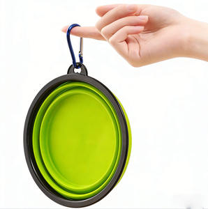 Bol pliable classique pour chien, personnalisé avec impression sérigraphique, pour les voyages, la randonnée en plein air, accessoires pour animaux de compagnie, cadeau personnalisé - Product Image 4