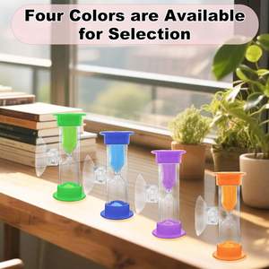 <span class=keywords><strong>Sablier</strong></span> en plastique <span class=keywords><strong>incassable</strong></span> à ventouse, 3 minutes, pour le brossage des dents, les jeux, écologique et portable - Meilleures ventes - Product Image 4