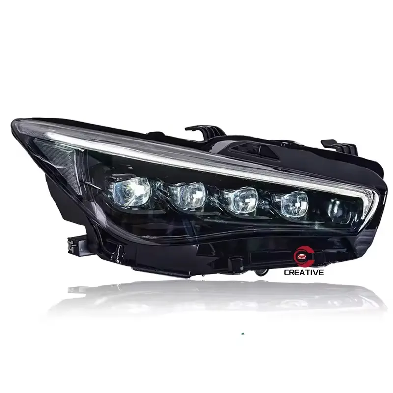 High quality front lamp headlights all led 4 led lens dynamic turning signal Fits For Nissan Infiniti Q50 2015-2019