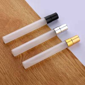 High Quality Travel <b>3ml</b> 5ml 10ml Frosted <b>Perfume</b> Tester Glass <b>Bottle</b> <b>Sample</b> Vials Pump Sprayer Screen Printed Labels for - Product Image 2