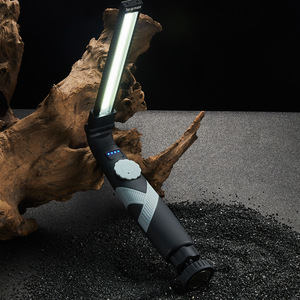 Lampe de travail COB rechargeable 1200 mAh, portable, pliable, à intensité variable en continu, avec base magnétique, pour réparation, entretien et usage domestique - Product Image 2