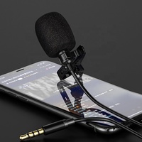 Microphone Lavalier pour ordinateur portable, 1-3.5MM, casque Audio omnidirectionnel avec haut-parleur