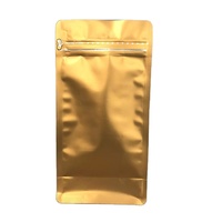 Hoge Kwaliteit Nieuwe Product Geur Proof Ziplock Aluminiumfolie Zak Kraftpapier Zijvouw 1Kg Koffieboon Verpakking Zak