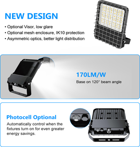 Lumières d'inondation élevées de terrains de basket du lumen 50W 75W 100W 150W 150lm/w IP66 extérieures - Product Image 6