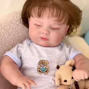 Material S Movable Guessbelly Interactivas Nrgritos Cot Kidstwin Full Silicone Reborn Baby Doll Gifts Boy Dolls