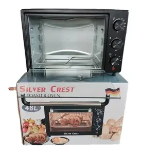 25L/48L/56L Electric Oven With Hot Plate Electric Toaster Oven Hotplate Oven With burner Silver Crest