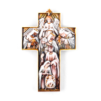 En gros Personnalisé Croix Chrétienne Catholique Décoratif Résine Réfrigérateurs Aimants Réfrigérateur Magnétique Pour L'église Et La Maison Prière