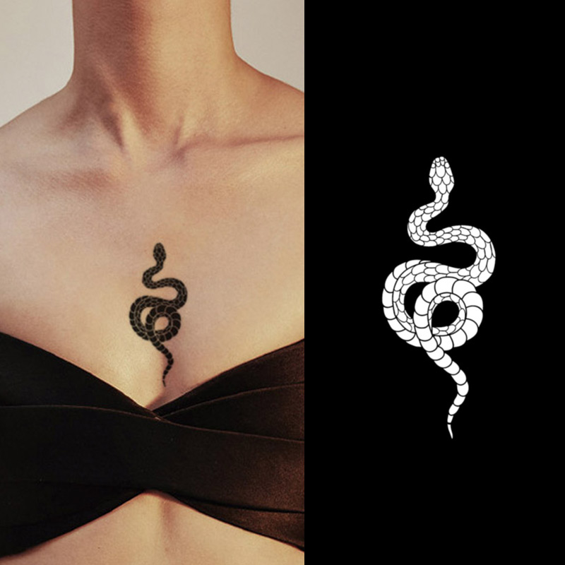 Временная тату-наклейка на заказ, трафарет, ручная Татуировка с логотипом цветка, черная сумка, зеленая Водонепроницаемая виниловая тату-наклейка из ПВХ