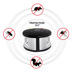 Ultrasonic Mouse <strong>Repellent</strong> Indoor, Electronic Rodent Repeller Plug-in, 360&deg; Electric Impulse Pest Control Device for Mice Rat - Product Image 1