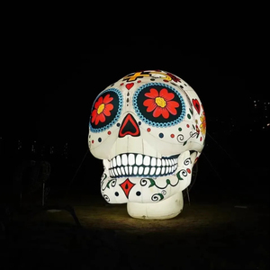 Halloween trang trí lễ hội Inflatable Halloween bơm hơi khổng lồ <span class=keywords><strong>Skull</strong></span> - Product Image 4