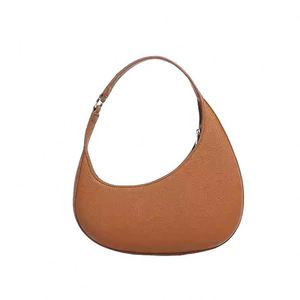 Irregular Crescent Fashion Bag Niche Design Underarm Shoulder <b>Handbag</b> High End PU <b>Leather</b> Zipper Portable Crossbody for <b>Lady</b> - Product Image 1